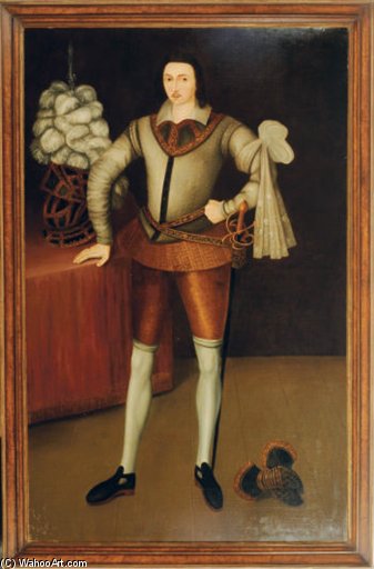 Portrait Of A Gentleman — Robert Peake The Elder