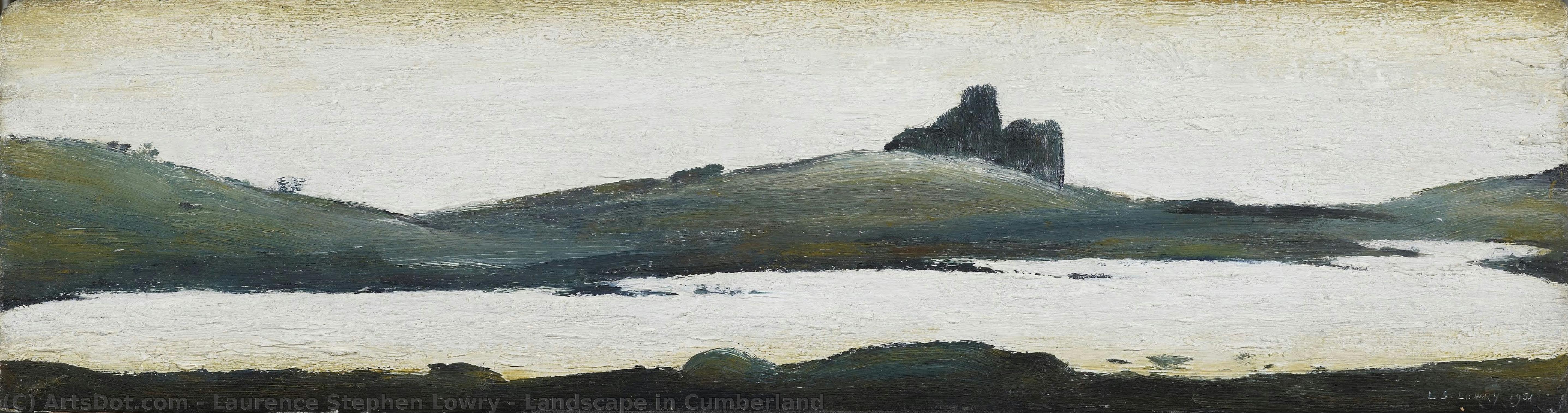 Landscape In Cumberland — Laurence Stephen Lowry