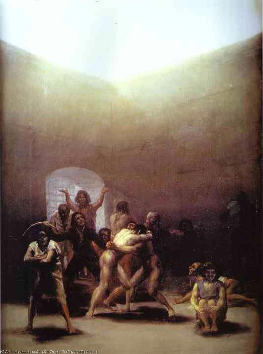 Der Hof Eines Wahnsinnigen — Francisco José De Goya Y Lucientes