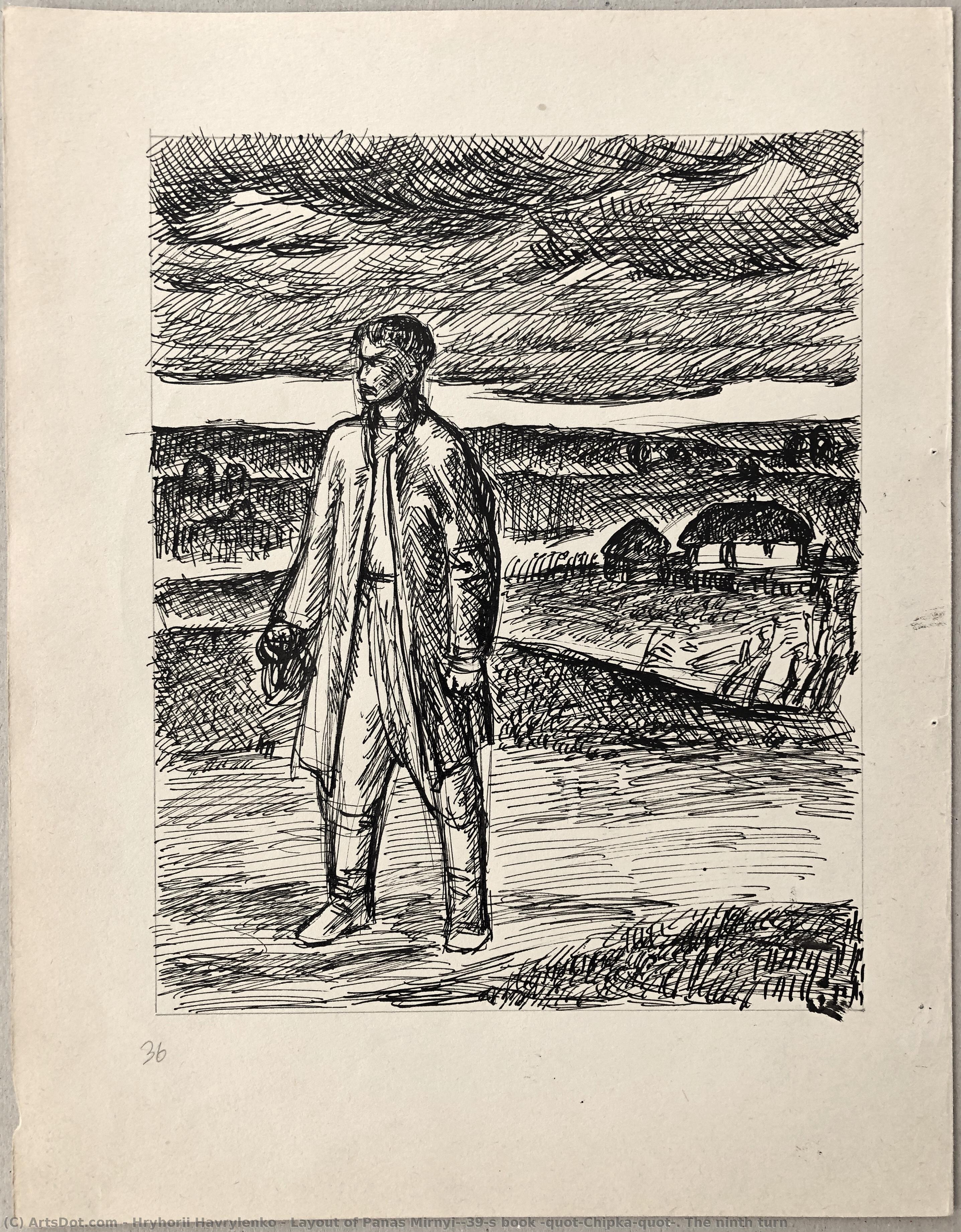 Layout Of Panas Mirnyi's Book "chipka". The Ninth Turn — Hryhorii Havrylenko
