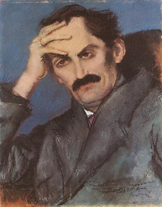 Portrait Of Mihály Babits — József Rippl-rónai