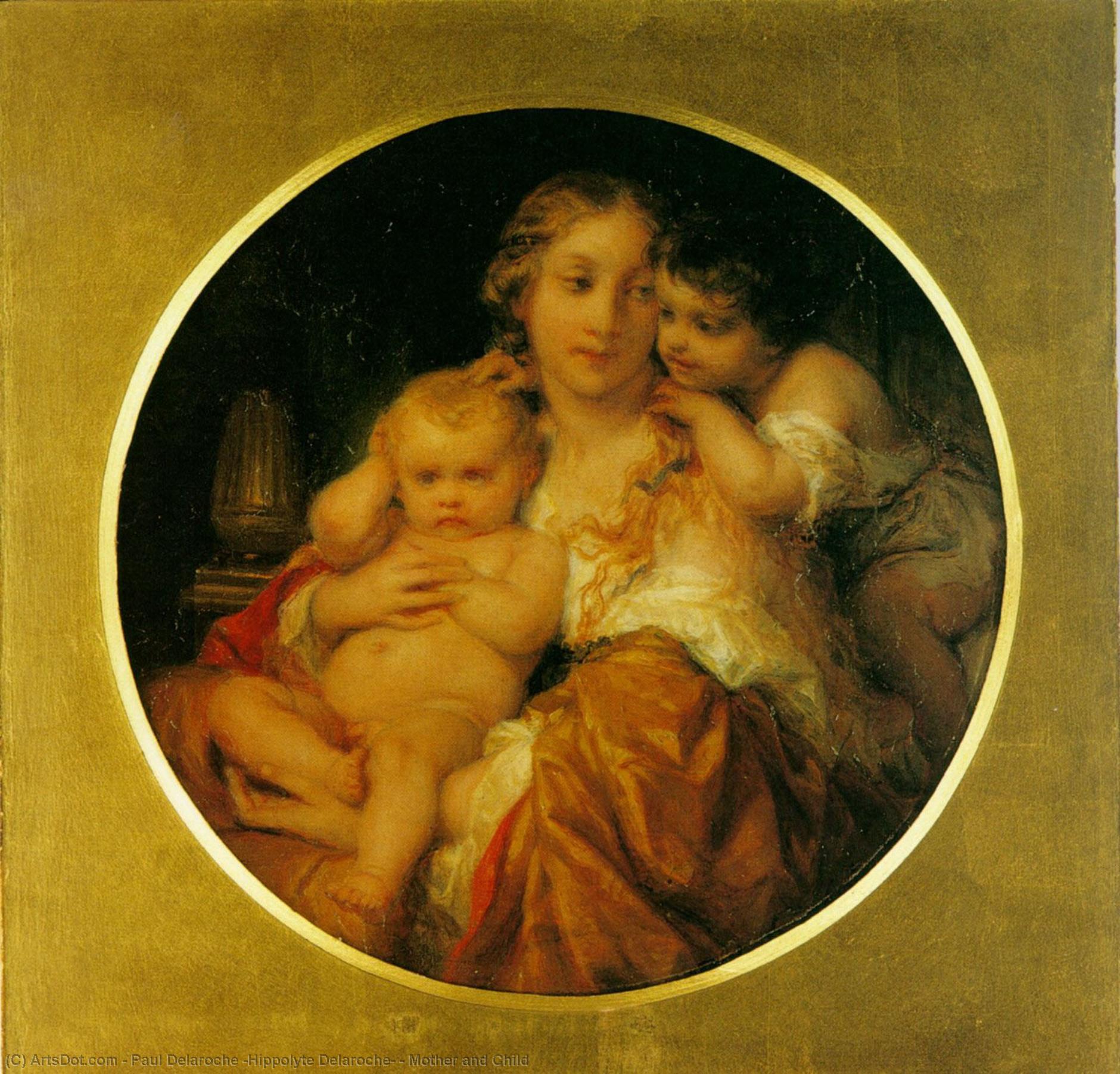 Mother And Child — Hippolyte-paul Delaroche
