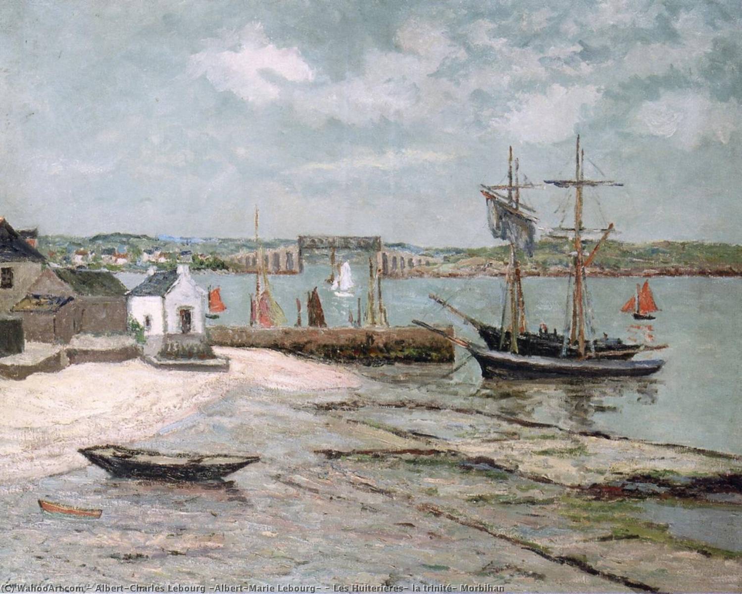 Les Huiterières, La Trinité, Morbihan — Albert-charles Lebourg