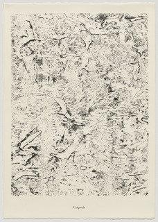 Legend (légende) From The Portfolio Theater Of The Earth (théâtre Du Sol) From Phenomena (les Phénomènes) — Jean Philippe Arthur Dubuffet