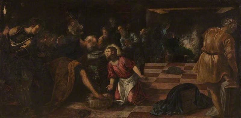Christ Washing The Feet Of The Disciples — Jacopo Tintoretto