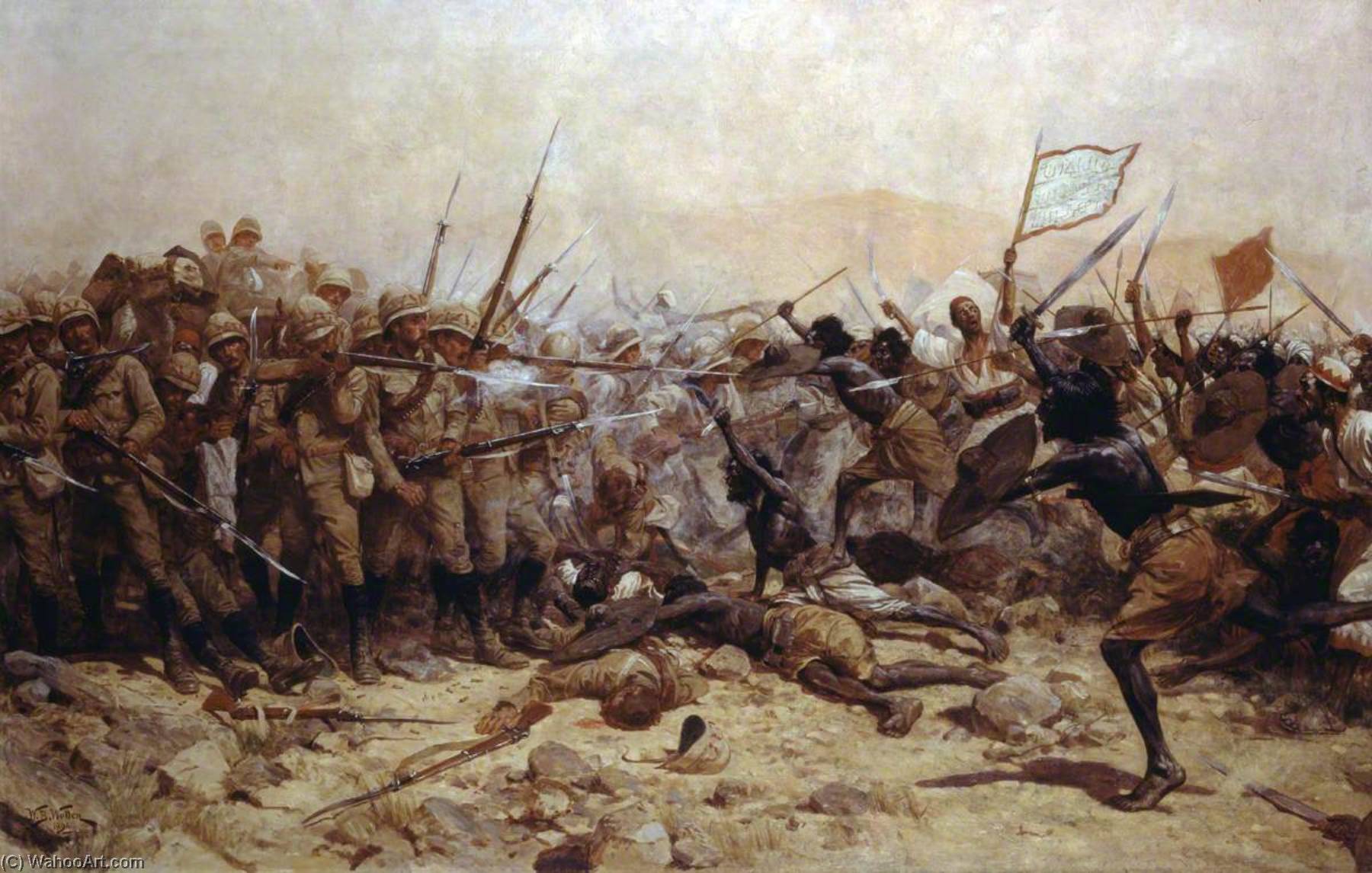 Battle Of Abu Klea, 17 January 1885 — William Barns Wollen