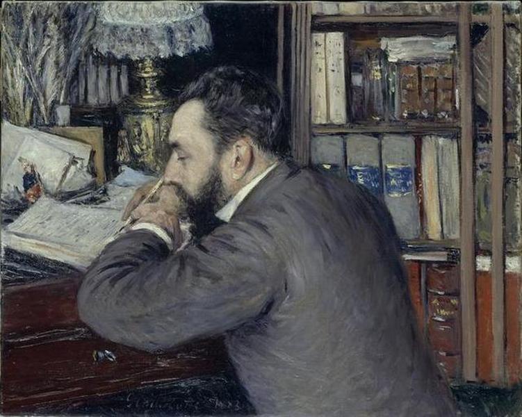 Henri Cordier, Professeur A L'ecole Des Langues Orientales — Gustave Caillebotte