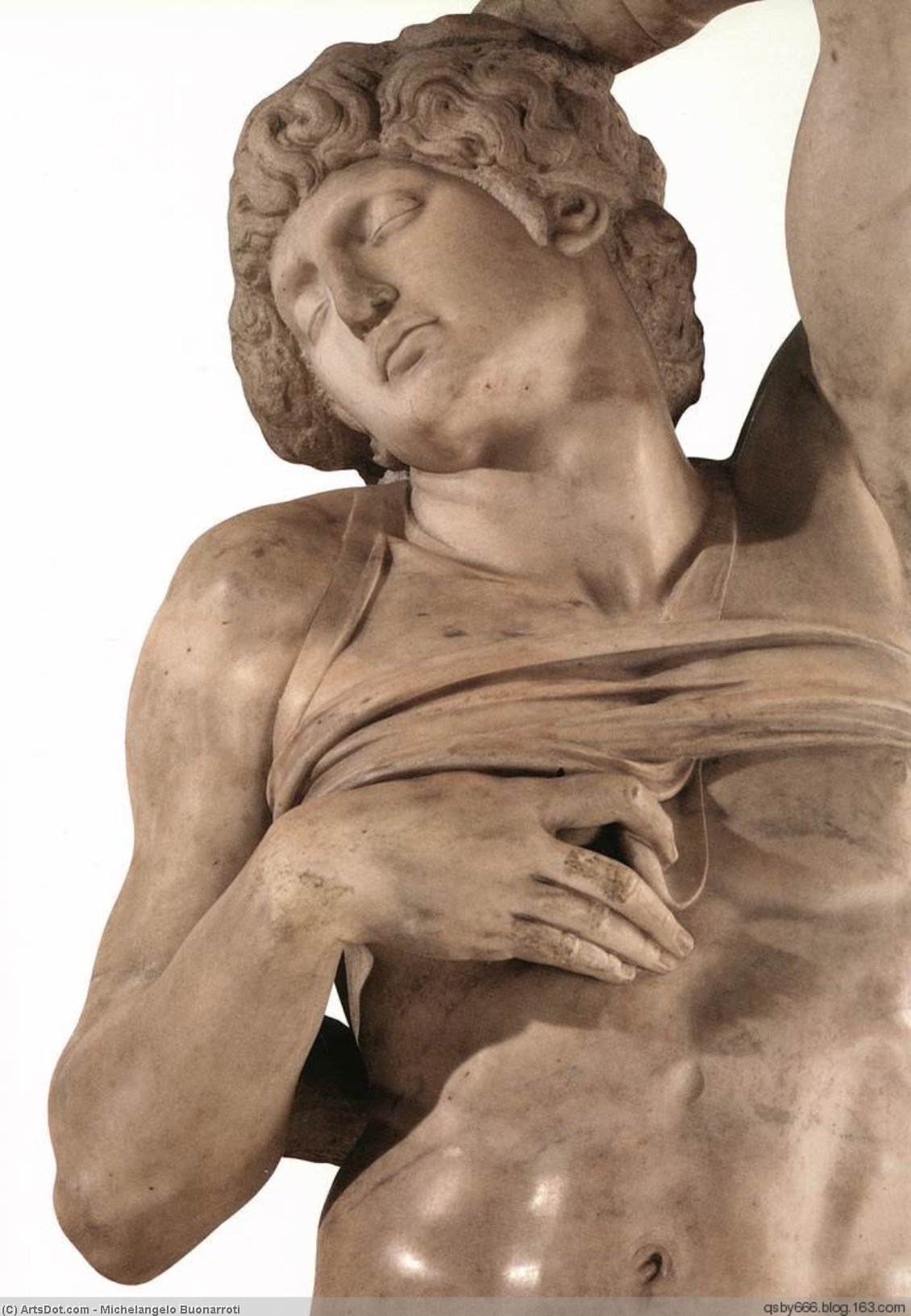 Papst Julius Ii – Sklave (sterbend), Detail — Michelangelo Buonarroti