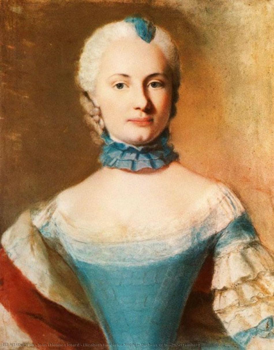 Elizabeth Frederica Sophia, Duchess Of Württemberg — Jean-étienne Liotard