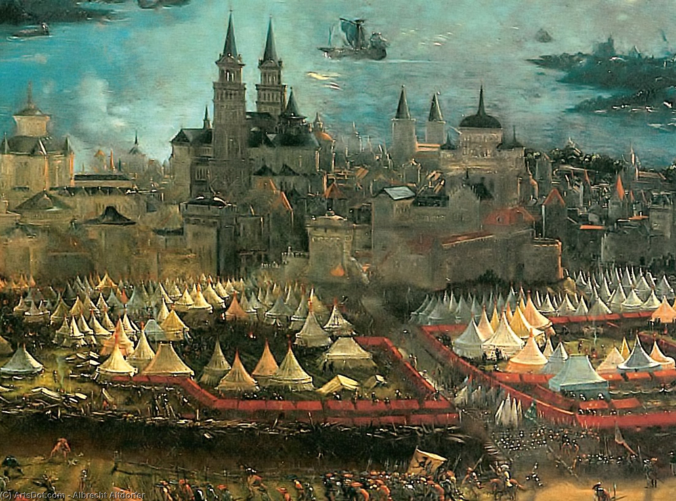 The Battle Of Issus(fragment) (10) — Albrecht Altdorfer