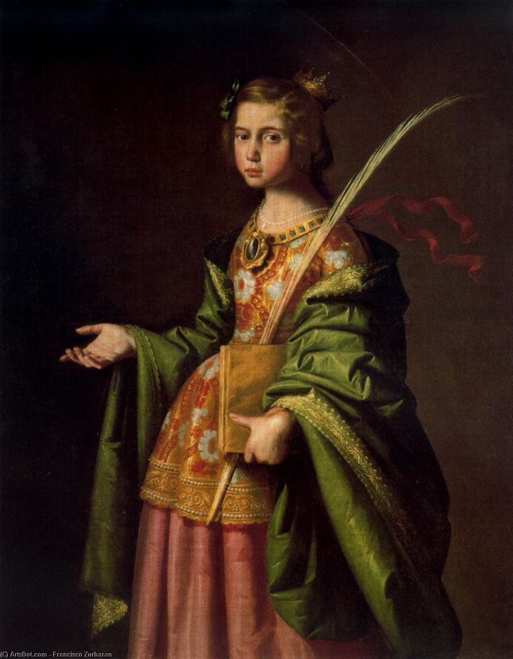 Santa Isabel De Turingia — Франсиско Де Зубарран