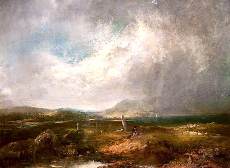 A Moorland Storm, Sutherland — John Crawford Wintour