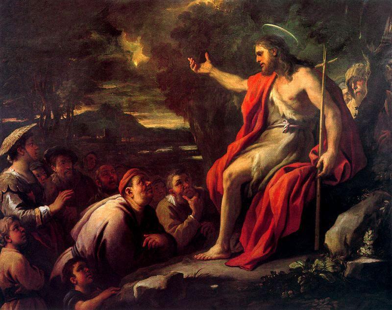 St. John The Baptist Preaching — Luca Giordano