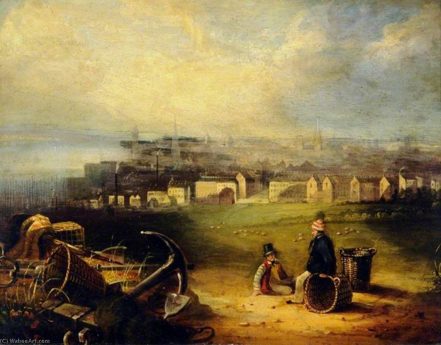 View Of The City Of Lyons, France — Richard Parkes Bonington