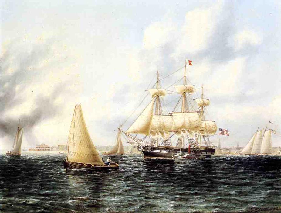 New York Harbor — James Edward Buttersworth