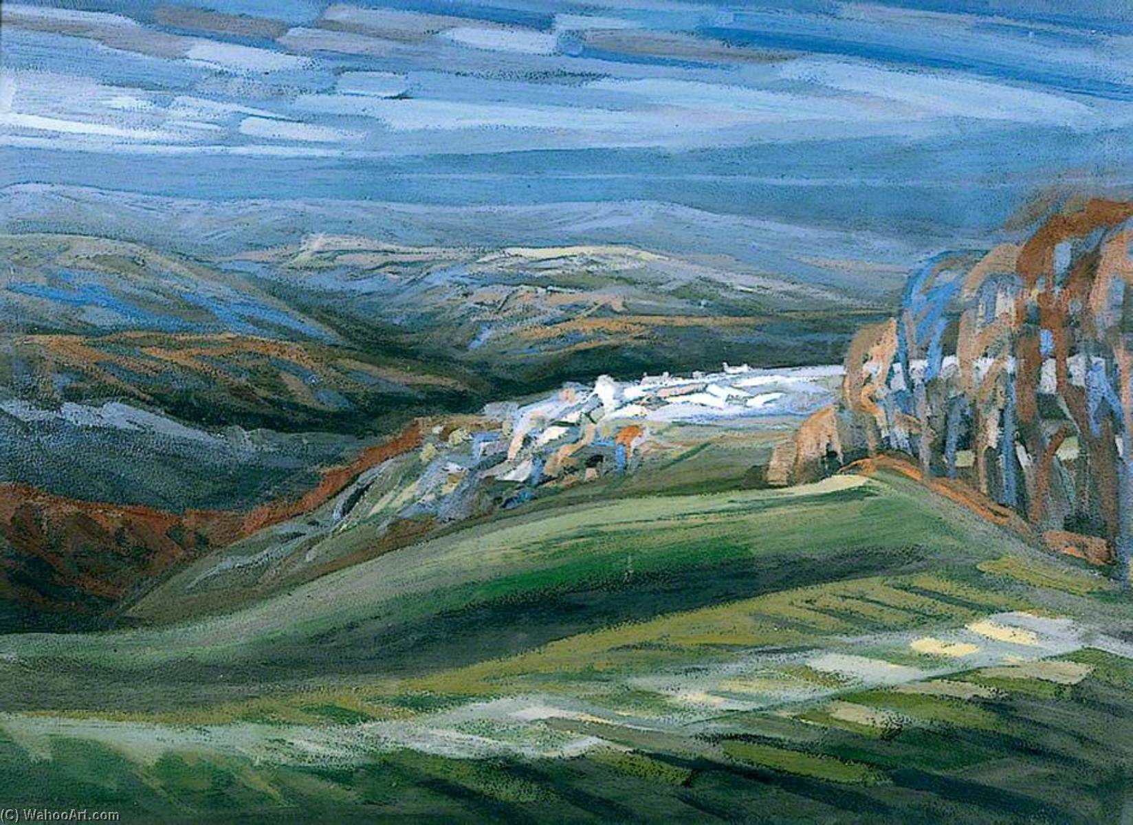 Winter's Morning Over Highburton To Holmfirth — Mary Lord