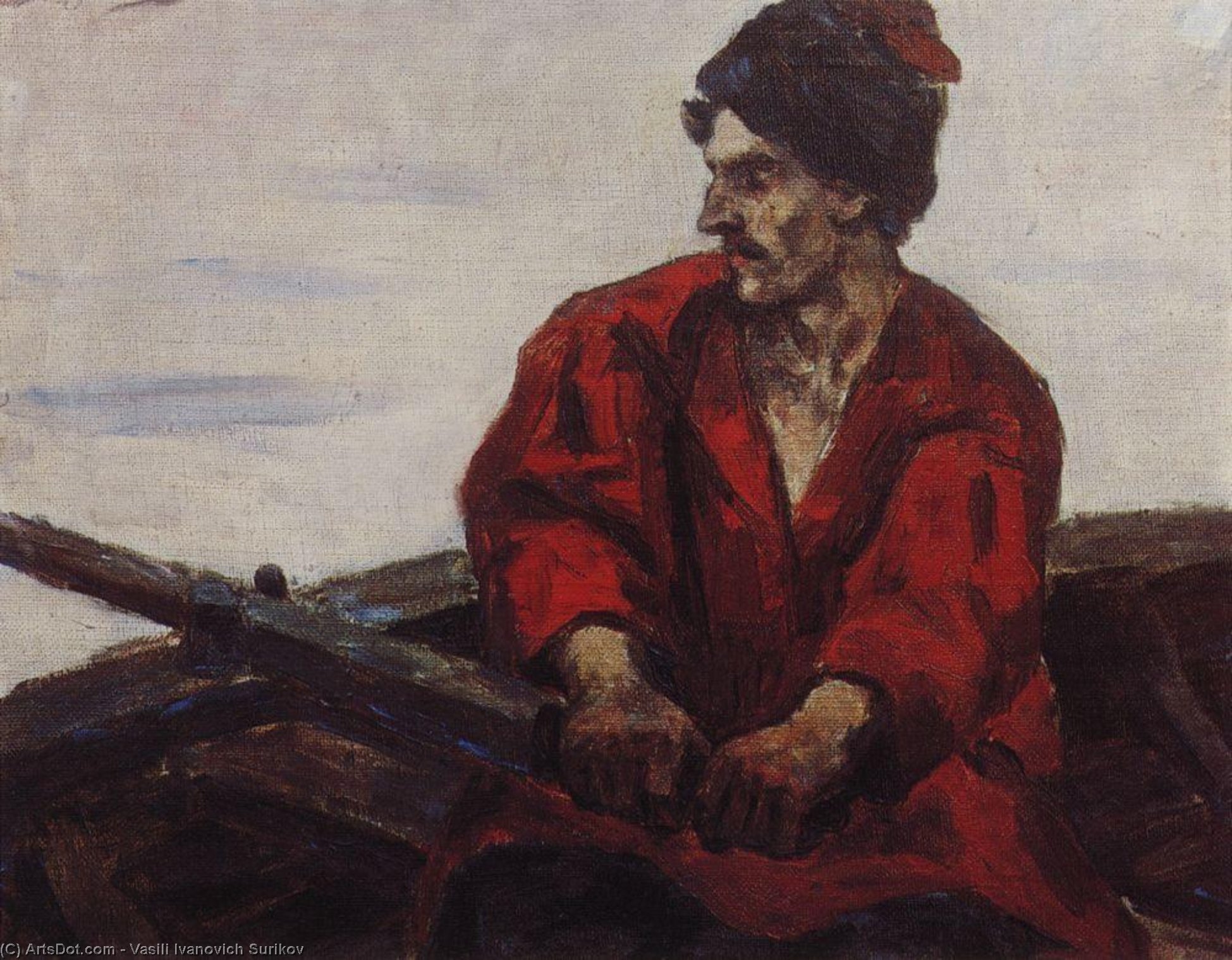 Boatsman — Vasily Ivanovich Surikov