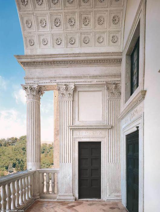 View Of The Front Facing The Valley: Detail Of The Loggia — Luciano Laurana