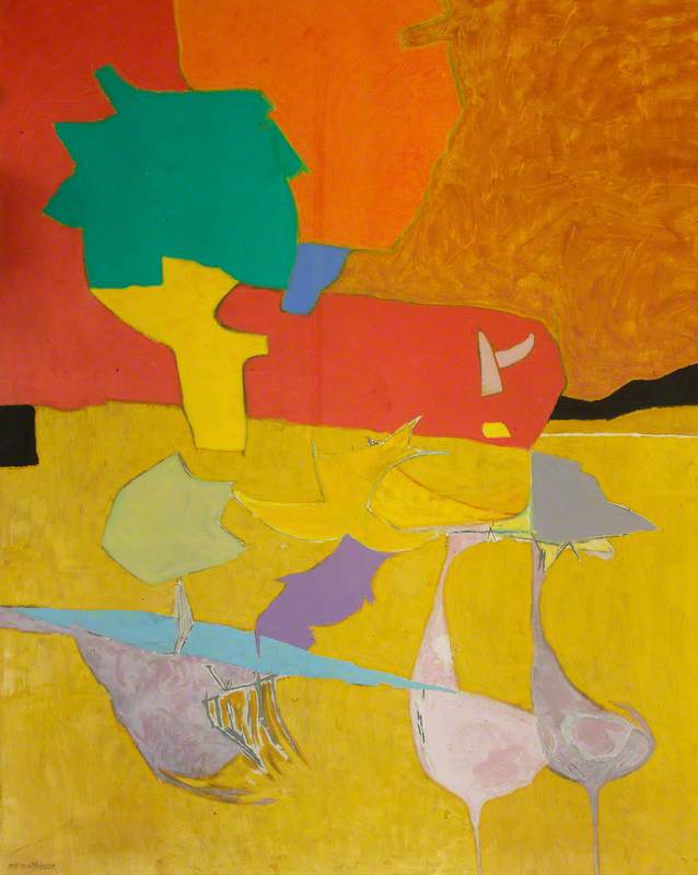 Abstract (orange, Brown, Red) — Eric James Malthouse