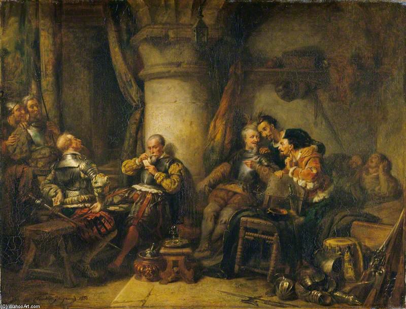 Guard Room Scene — Claude Jacquand