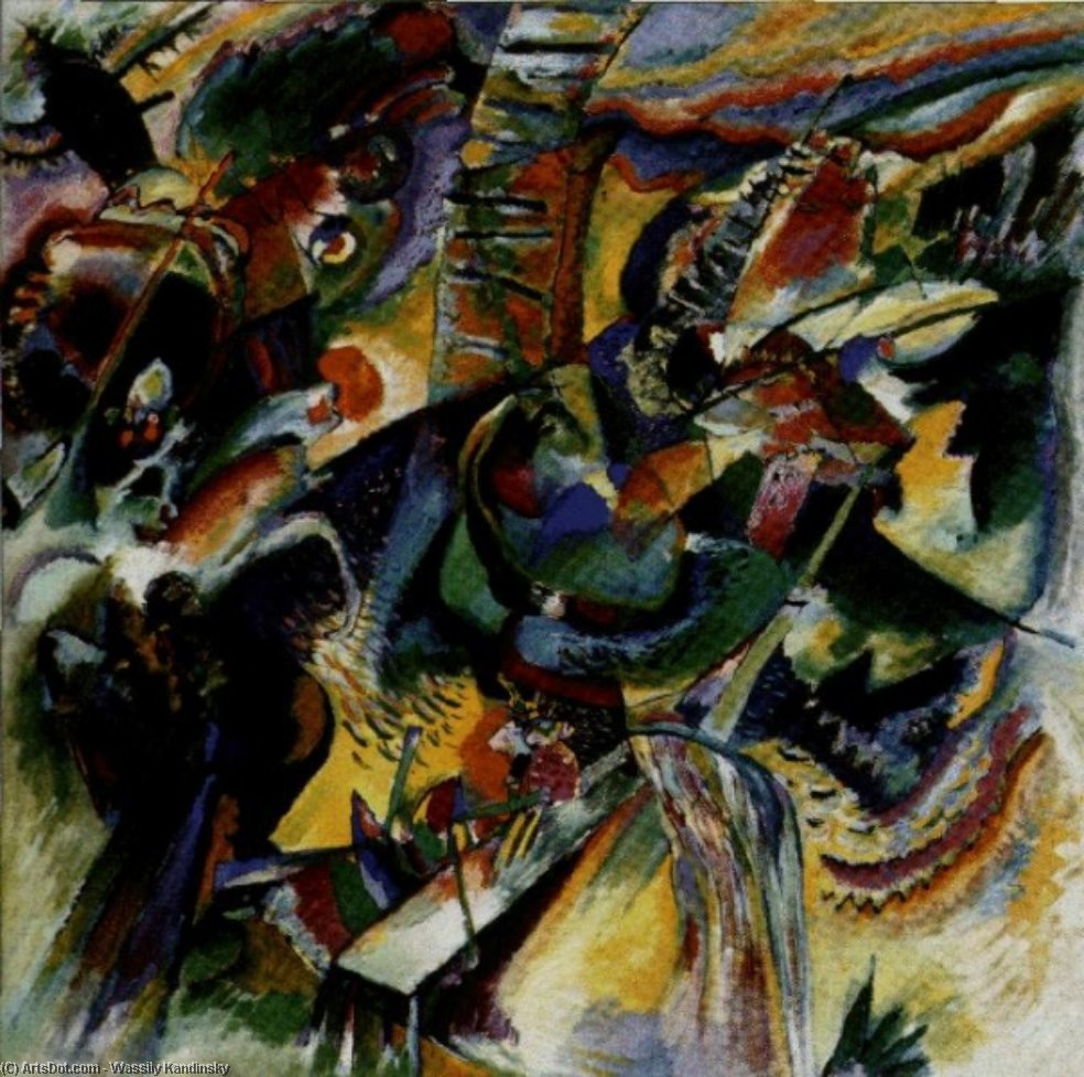 Ravine Improvisation — Wassily Wassilyevich Kandinsky