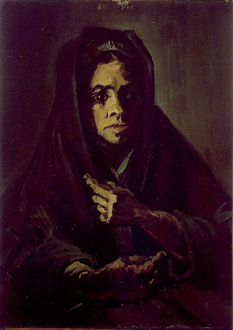 La Mujer Con El Shawl Mournful — Vincent Willem Van Gogh