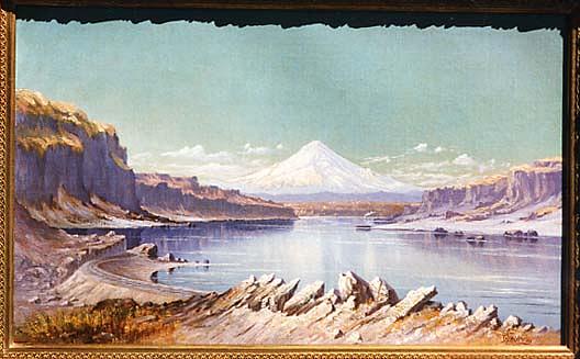 Mt. Hood From John Day's Station, (painting) — Grafton Tyler Brown