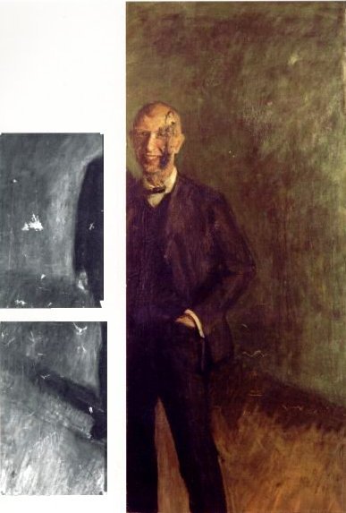 Fragment Of A Smiling Self-portrait At Full Length — Richard Gerstl