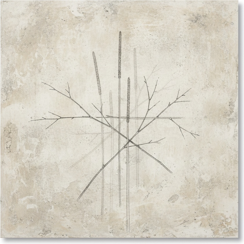 Ephemeral Intersections: Whispers Of Line Against Weathered Time's Canvas — Laurent Garnier