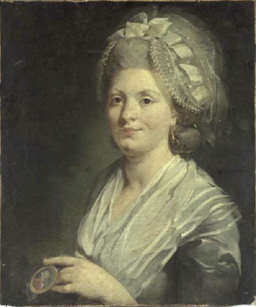 Portrait De Femme Portrait De Madame Houel — François André Vincent