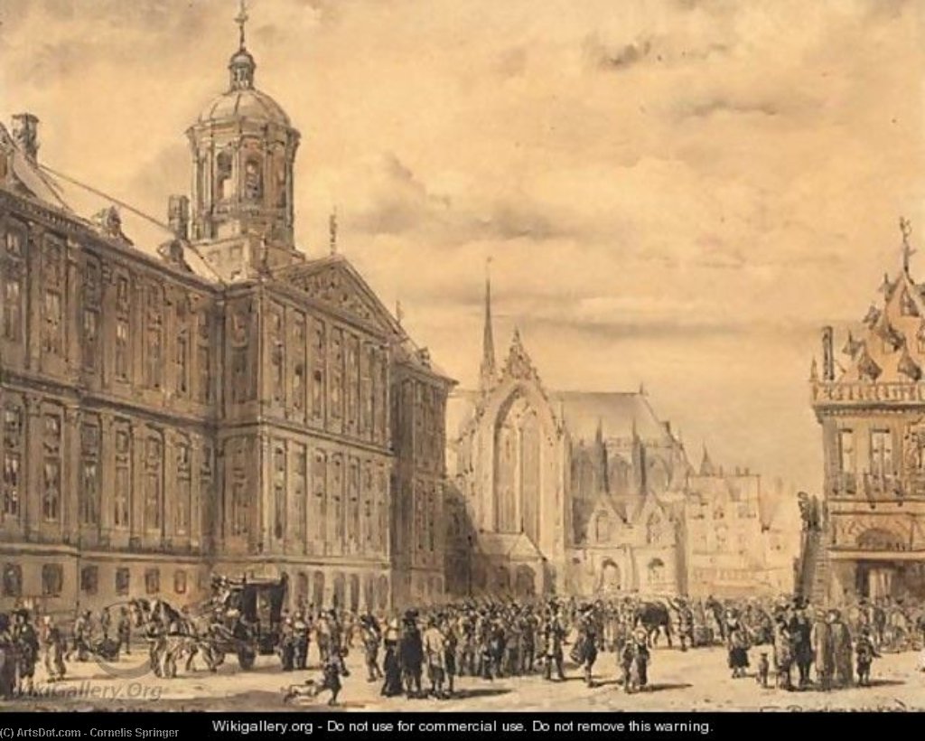 De Dam, Amsterdam — Cornelis Springer