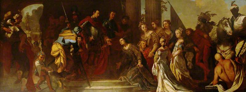 Die Familie Darius Vor Alexander Dem Großen — Antonio Bellucci