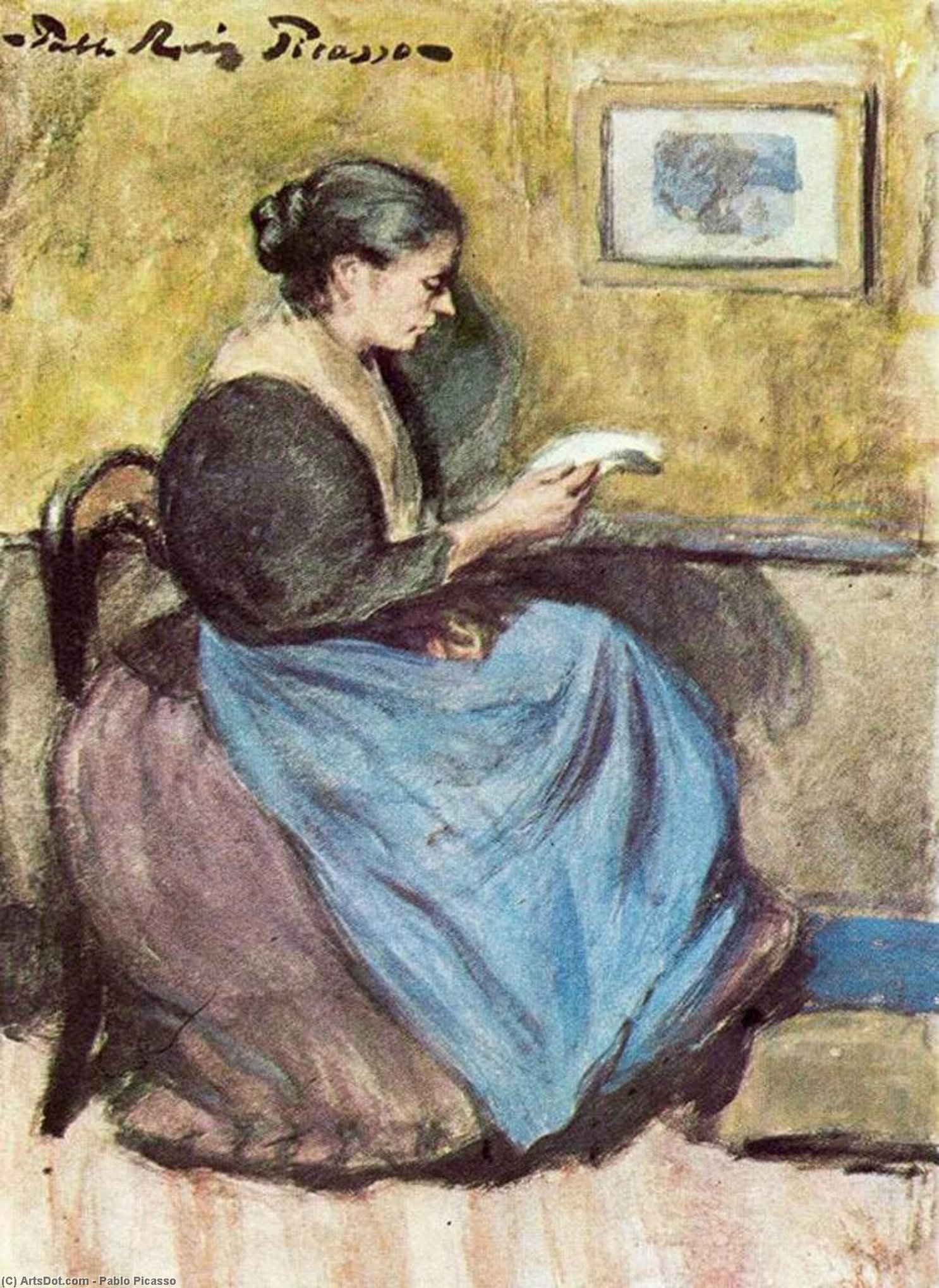Woman Reading 1 — Pablo Picasso