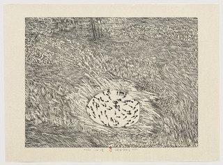 Dry Pond From Series Of Repetitions — Xu Bing