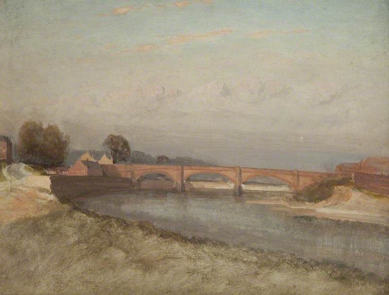 Old Walton Bridge — William Pritt