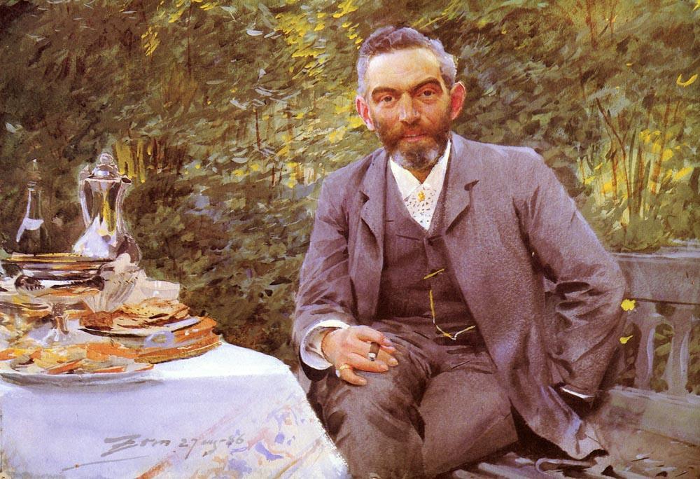 Frukost I Det Grona — Anders Leonard Zorn
