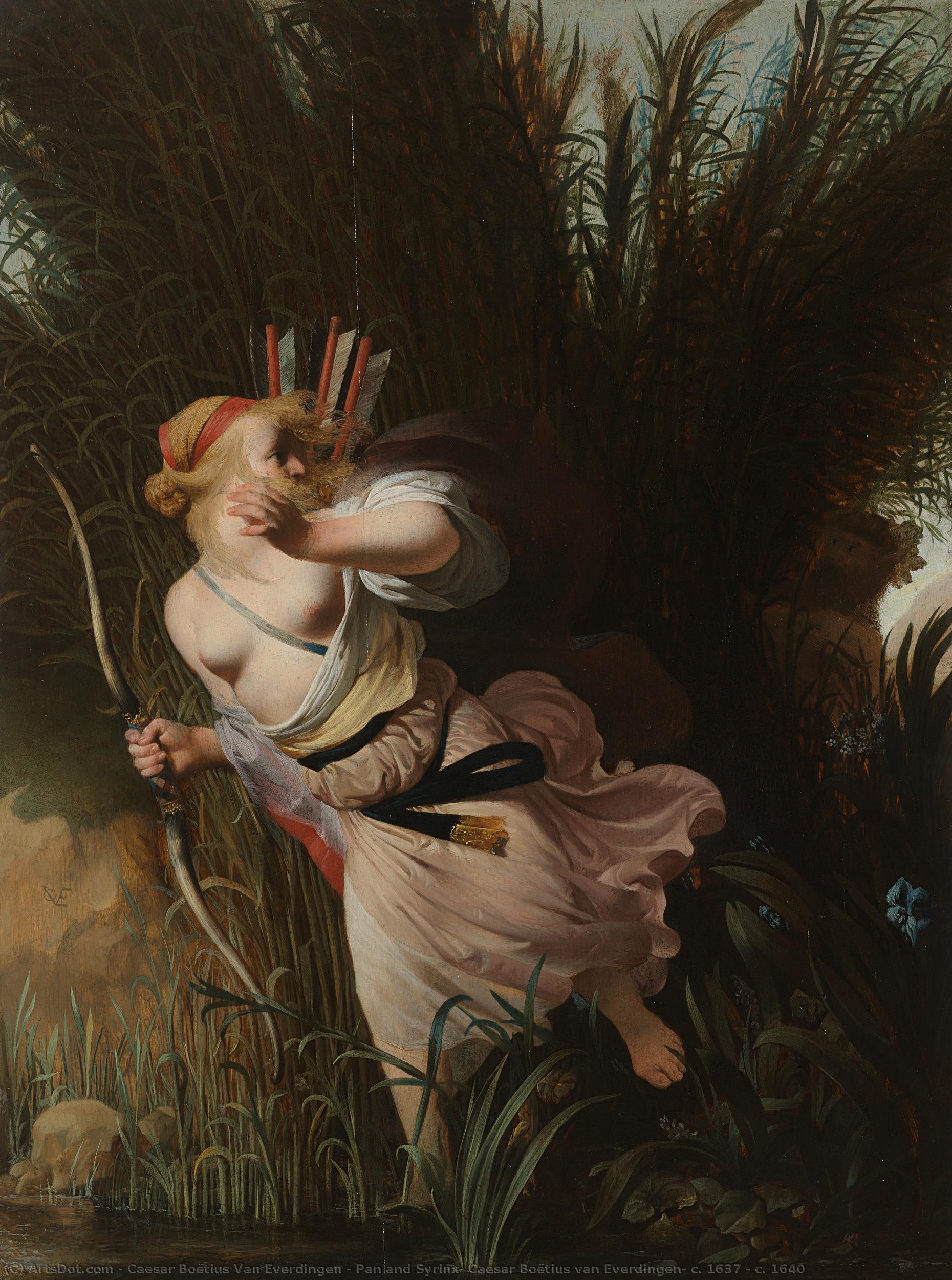 Pan And Syrinx, Caesar Boëtius Van Everdingen, C. 1637 - C. 1640 — Caesar Boëtius Van Everdingen