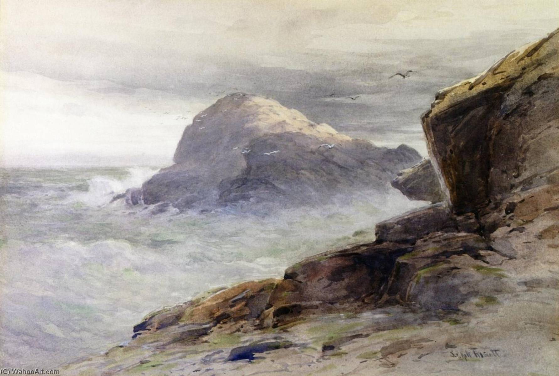 Gull Rock, Monhegan Island — Samuel P. R Triscott