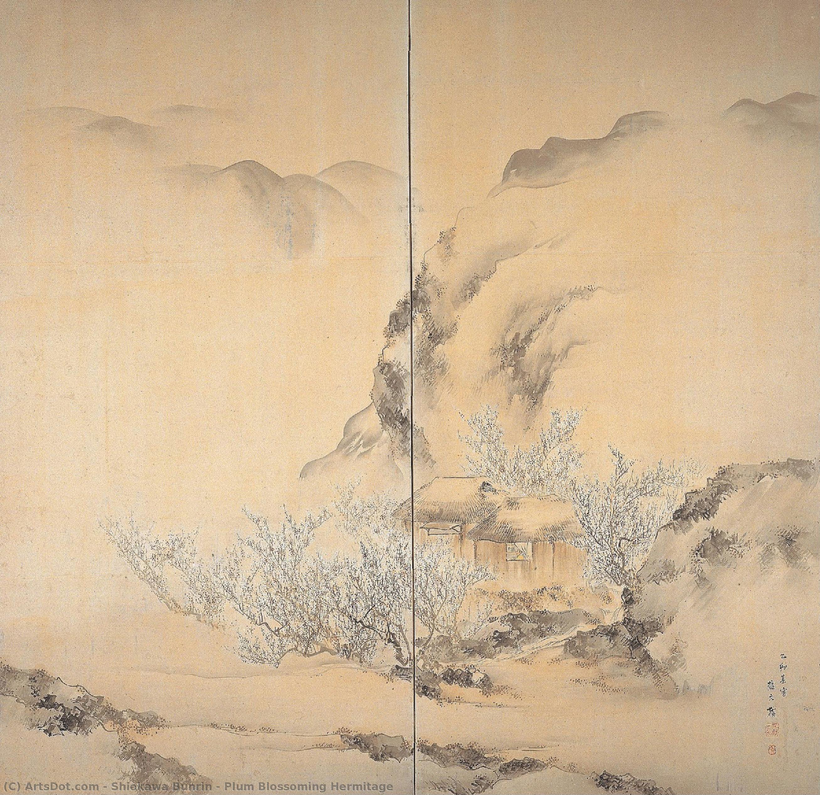 Plum Blossoming Hermitage — Shiokawa Bunrin