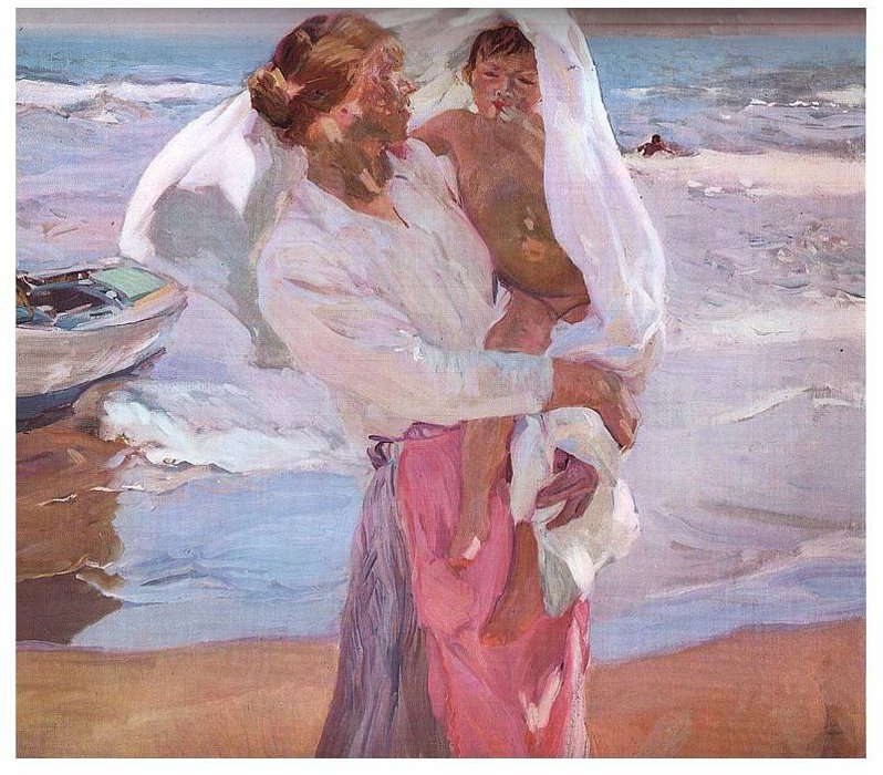 Saliendo Del Ba_o — Joaquín Sorolla Y Bastida