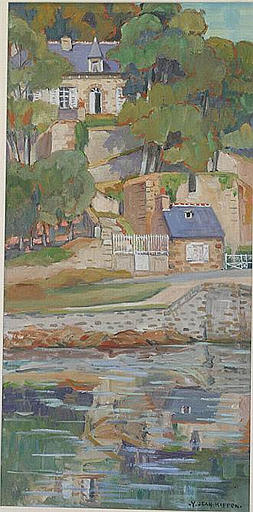 La Grande Vigne Et Son Entrée, Vues De La Rive Droite De La Rance — Yvonne Jean Haffen
