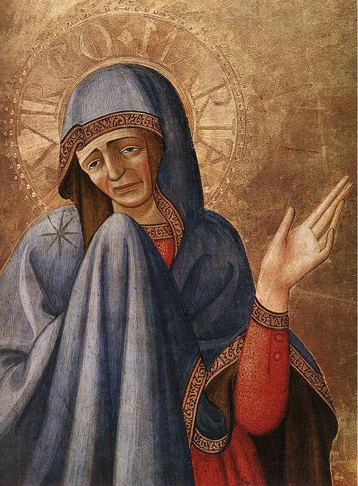Crucifixion With Mary And St John The Evangelist (detail) — Biagio D'antonio Da Firenze