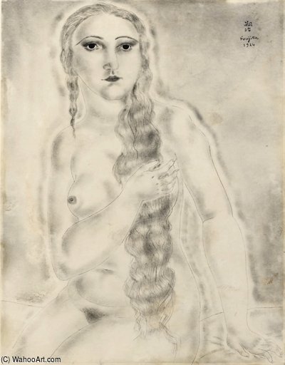 Seated Nude — Léonard Tsuguharu Foujita