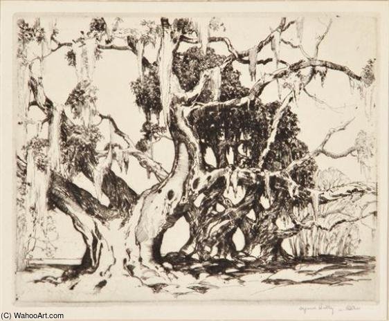 Avenue Of Live Oaks, Middleton Place — Alfred Heber Hutty