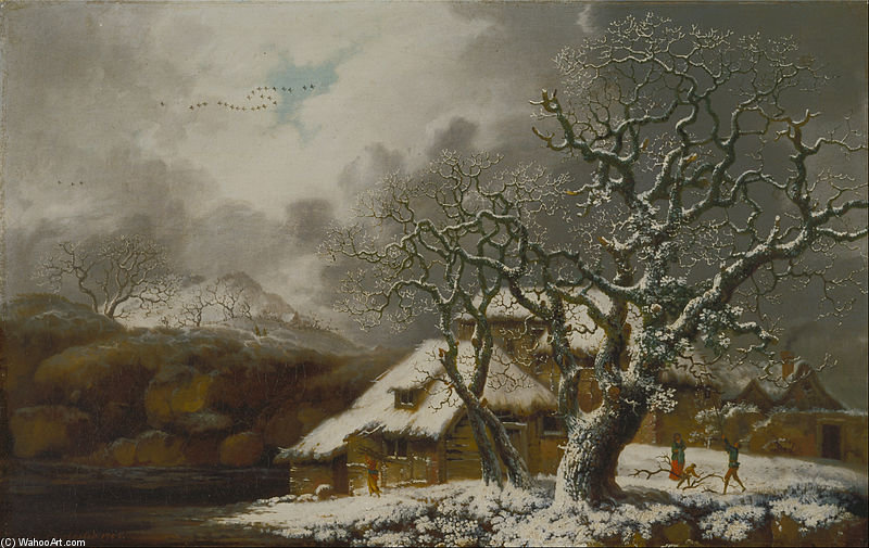 A Winter Landscape — George Smith