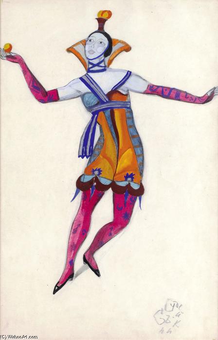 Costume Design For ''venetian Madmen'' - Colombina — Sergey Yurievich Sudeikin
