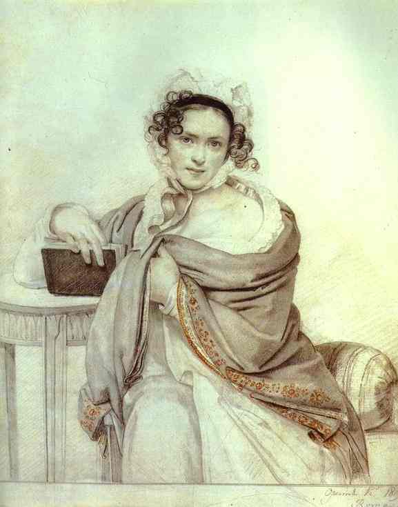 Portrait Of The Princess S. S. Scherbatova — Orest Adamovich Kiprensky