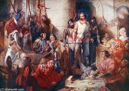 The Trial Of Sir William Wallace At Westminster — Daniel Maclise