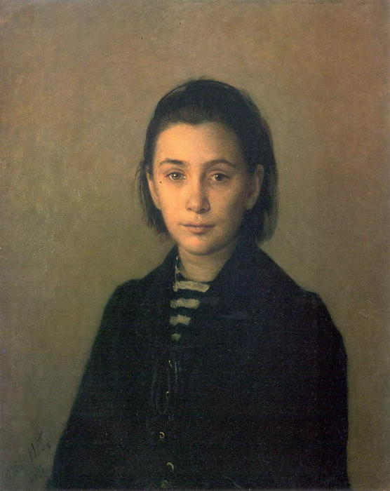 Portrait Of Olga Kostycheva — Nikolai Ge