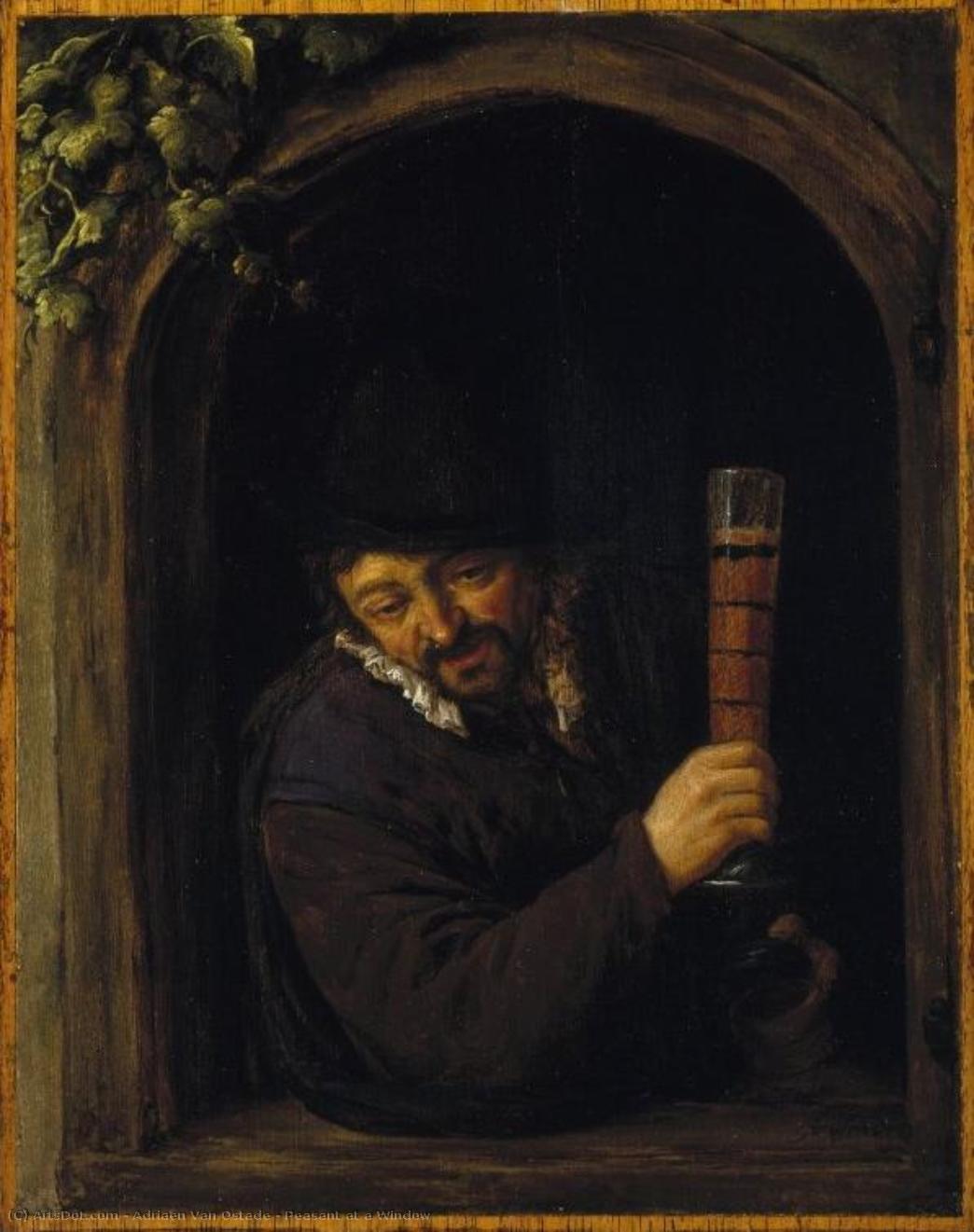 Peasant At A Window — Адриаан Ван Остад